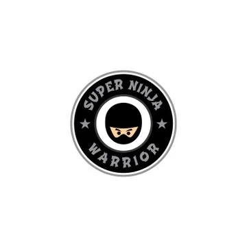 Ninja boy cartoon Illustrazione stock