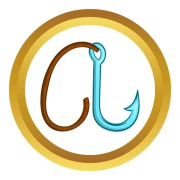 Ninja climbing grappling hook icon Illustrazione stock