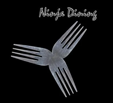 Ninja dining. Stock Photos