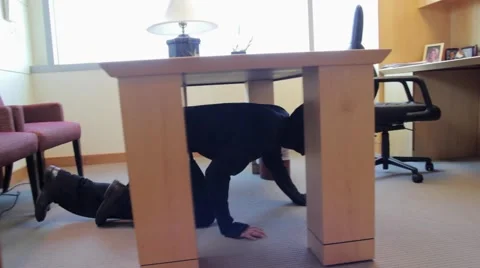 Ninja Going Through File Cabinet Stock-Footage 60735747