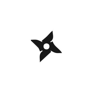 Ninja icon Illustrazione stock