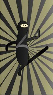 Ninja Stock Illustration