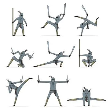 Ninja Stock Illustration