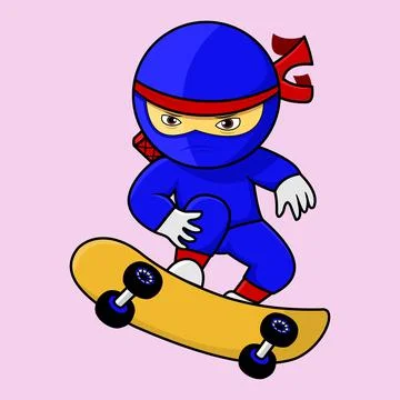 Ninja Ilustration vector Stock Illustration
