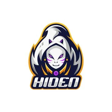 Ninja Mascot Logo Design Vector Template Stock Illustration