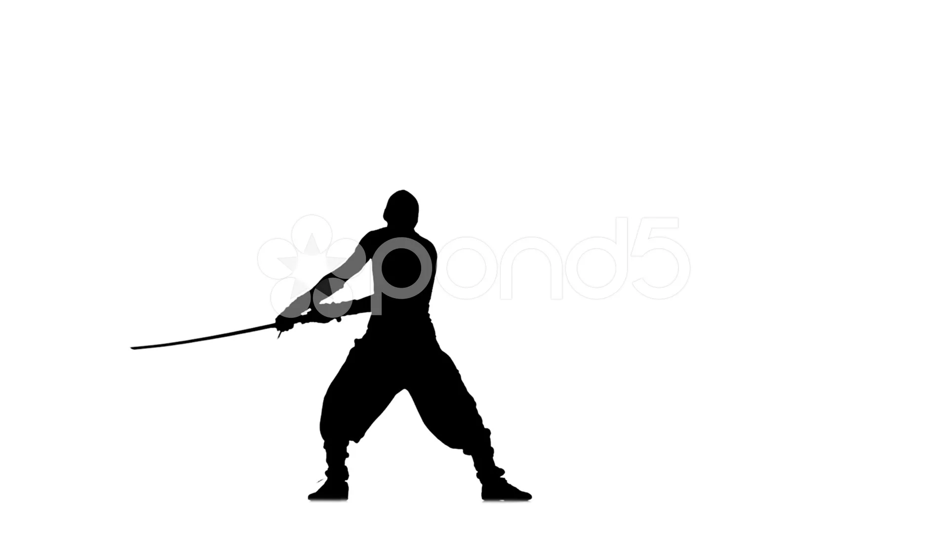Premium Vector | Samurai male asian warriors with sword various action poses  exact vector cartoon characters isolated