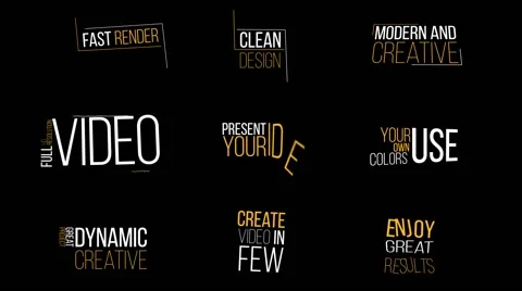 Ninja Titles vol.2 Stock After Effects
