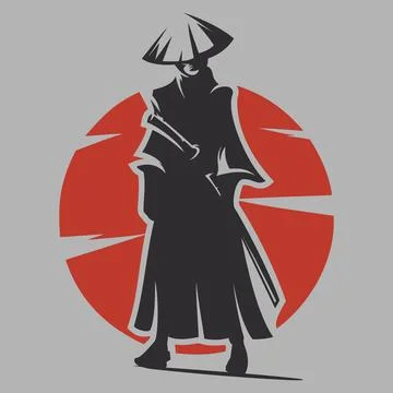 Ninja vector icon Stock Illustration