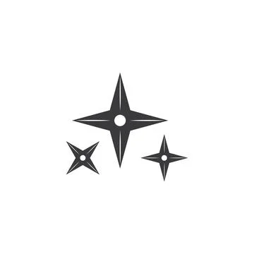 Ninja weapon vector icon illustration Stock Illustration