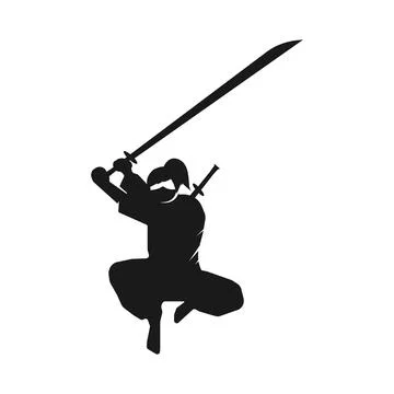 The ninjas logo vector illustration Stock Illustration