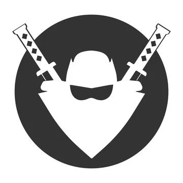 The ninjas logo vector illustration Stock Illustration