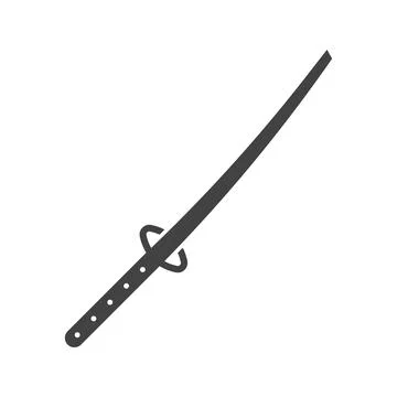 Ninjato icon vector image. Stock Illustration