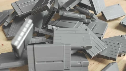 Nintendo 64 Cart Stock-Footage 143565714