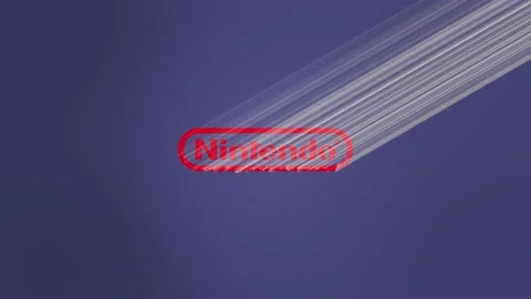 Nintendo Logo Light Reveal Video stock 157698223