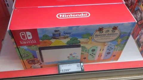Nintendo Switch Console Stock Footage 180110969