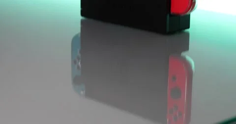Nintendo Switch on its dock Stock Footage 159107502