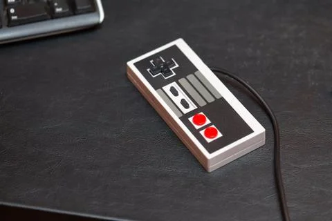 Nintengo NES controller Stock Photos