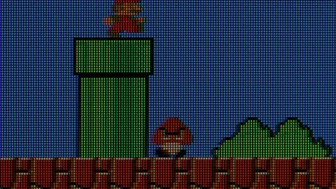 Nintengo NES,playing Super Mario Stock Footage 98186915
