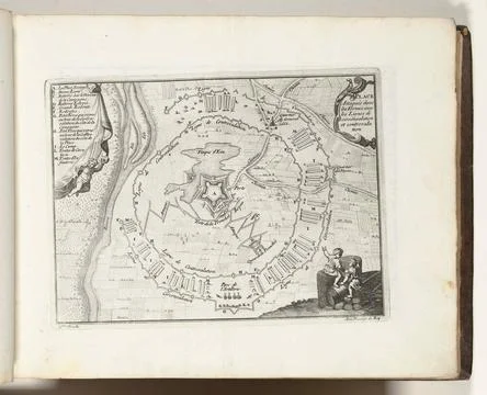 Ninth plate a schematic representation of an imaginary investment, 1693; P... Stock Photos