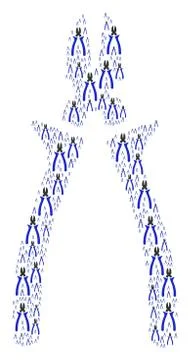 Nippers Icon Shape Stock Illustration