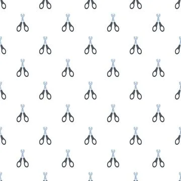 Nippers tool seamless pattern repeating white background Stock Illustration