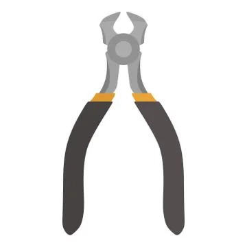Nippers tool vector flat illustration Stock Illustration