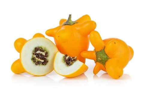 Nipplefruit on white background Stock Photos