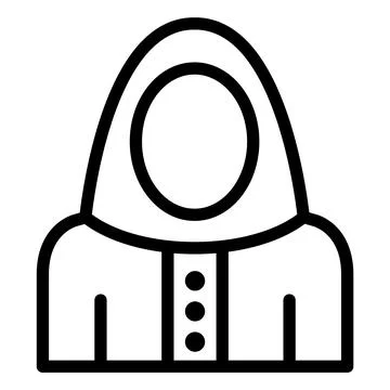 Niqab Vector Icon Design Illustration Illustrazione stock