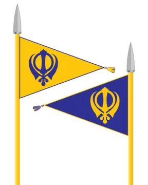 Nishan sahib Stock Illustration