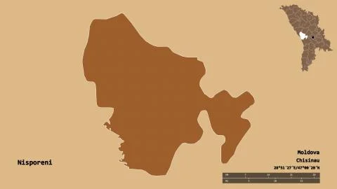 Nisporeni, district of Moldova, zoomed. Pattern イラスト素材
