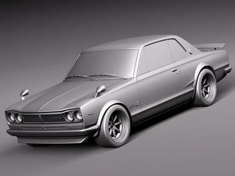 3D Model: Nissan Skyline 1968-1972 #96470385 | Pond5