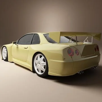 Nissan Skyline 3D Model