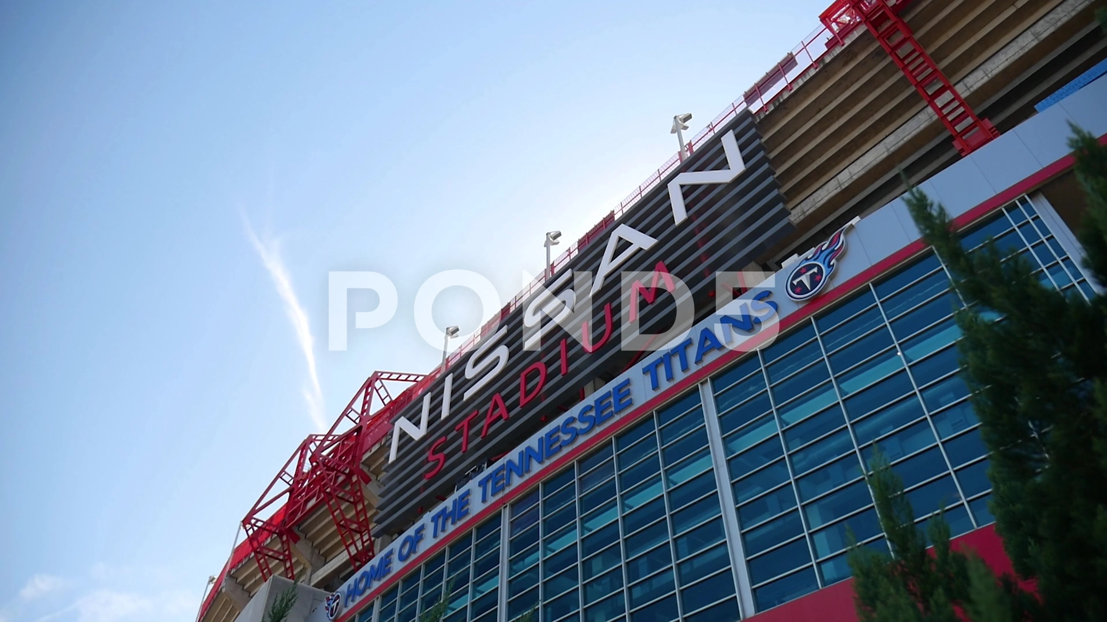 Nissan Stadium Home of the Tennessee Tit, Stock Video