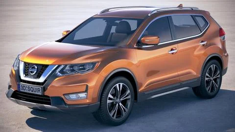 Nissan X-Trail Crossover 2018 3D Model