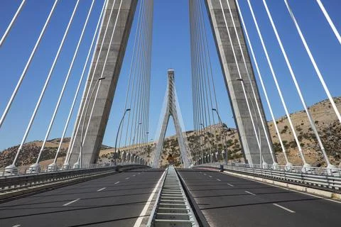 Nissibi bridge in the evening Foto stock