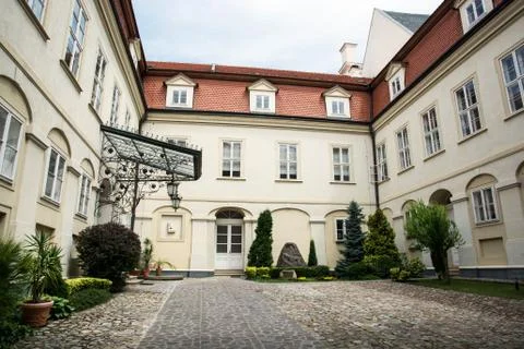 Nitra castle courtyard Stock Photos