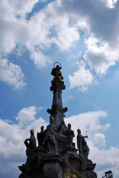 Nitra - Marian column Stock Photos