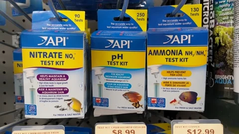 Nitrate Test Kit Containers Stock Footage 177689293