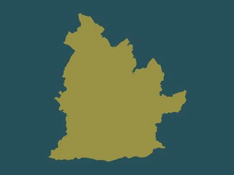 Nitriansky, Slovakia. Solid color shape Stock Illustration