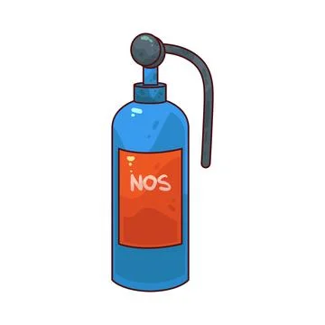 Nitro boost illustration Stock Illustration