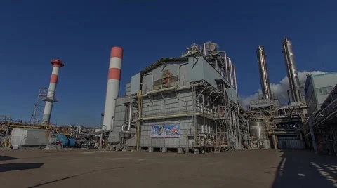 Nitrogen fertilizer plant Stock Footage 56353475
