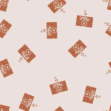 Nitrogen fixation environmental glyph seamless pattern Stock Illustration