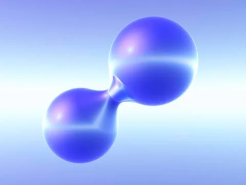 Nitrogen molecule Stock Illustration