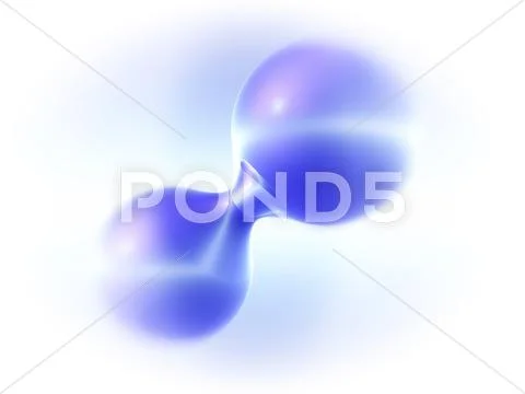 Nitrogen molecule Stock Illustration