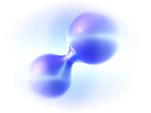Nitrogen molecule Stock Illustration