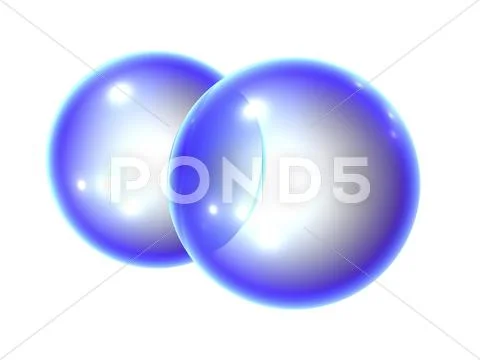 Nitrogen molecule Stock Illustration
