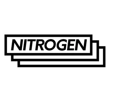 Nitrogen stamp on white 스톡 일러스트