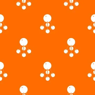 Nitromethane pattern vector orange Stock Illustration