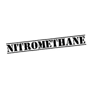 Nitromethane stamp on white Stock Illustration