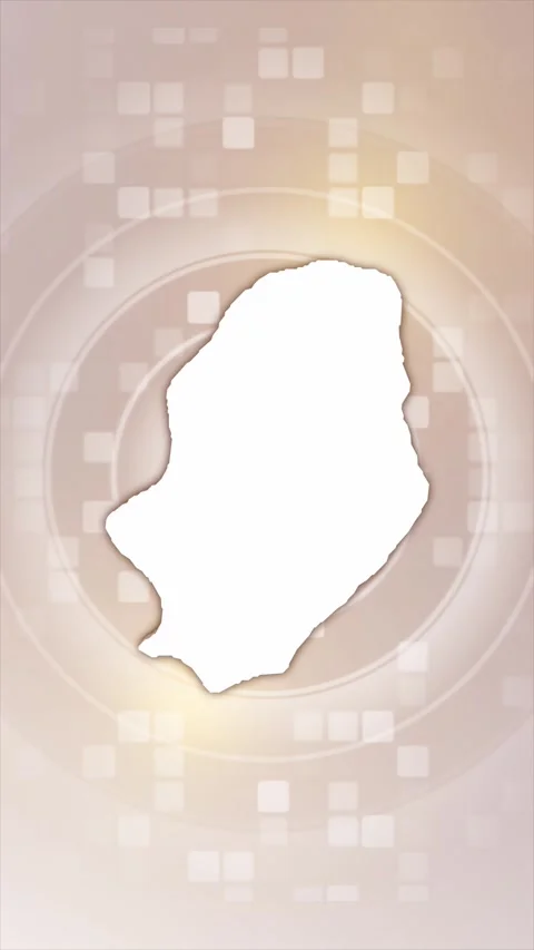 Niue Animated Map Stock Footage 275900717